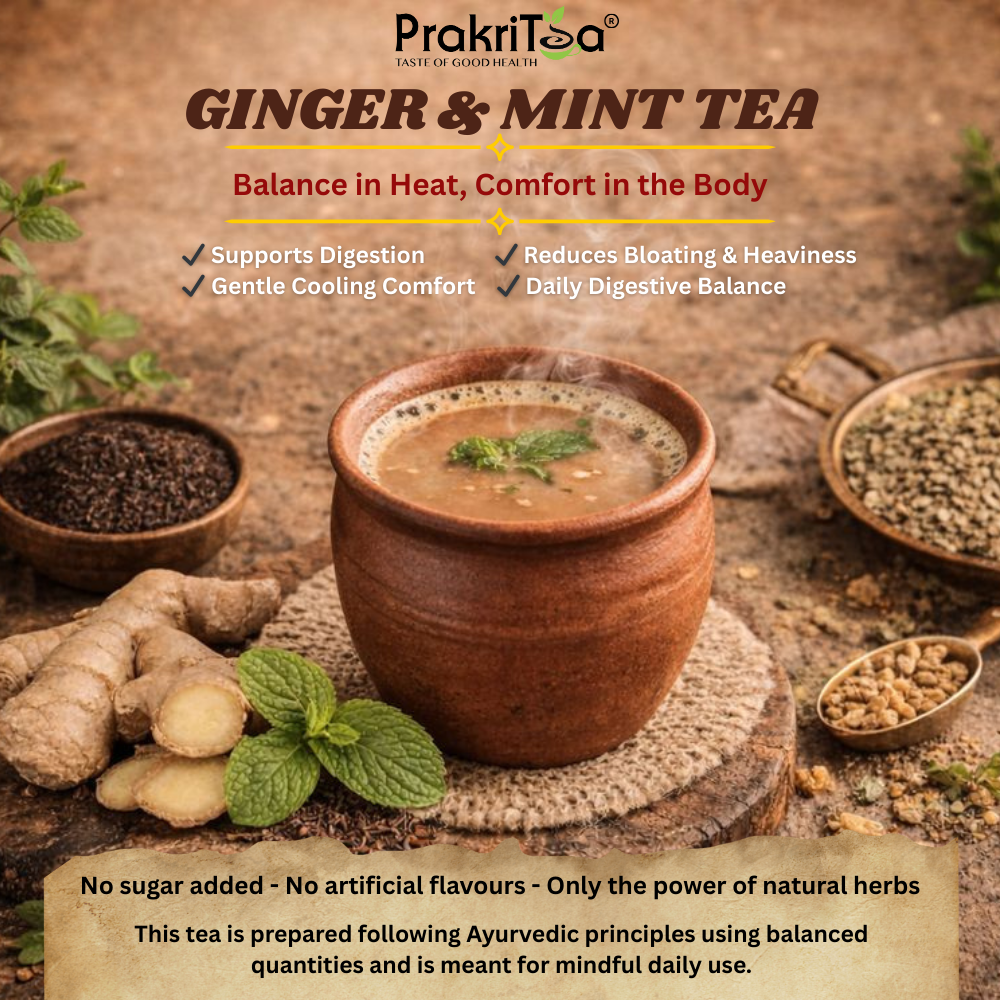 Ginger Pudina Tea