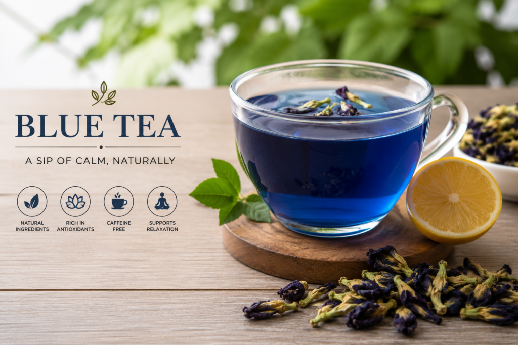Blue Tea: A Calming Herbal Brew for Everyday Wellness 1 Blue Tea
